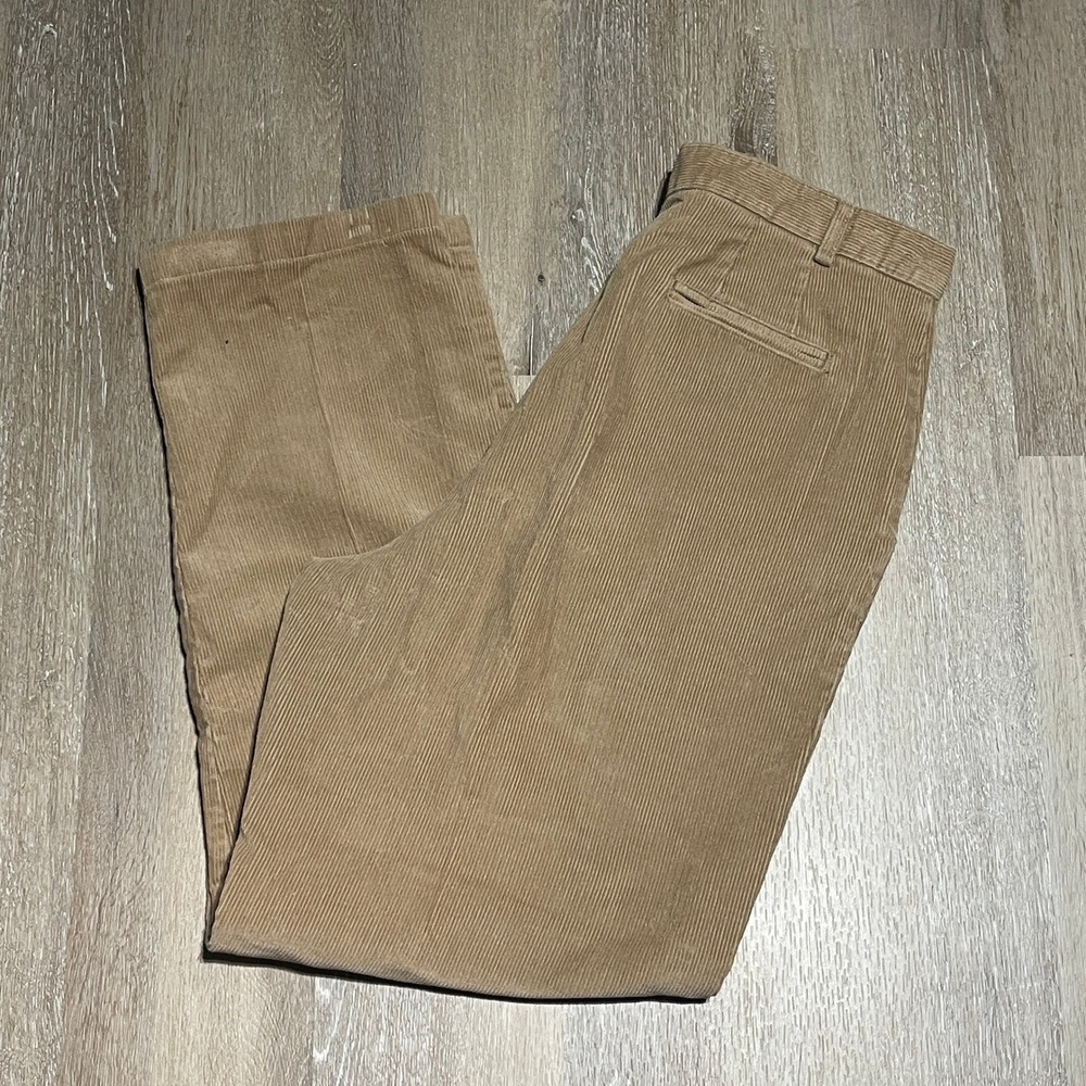 Lands' End Tan Corduroy Trousers